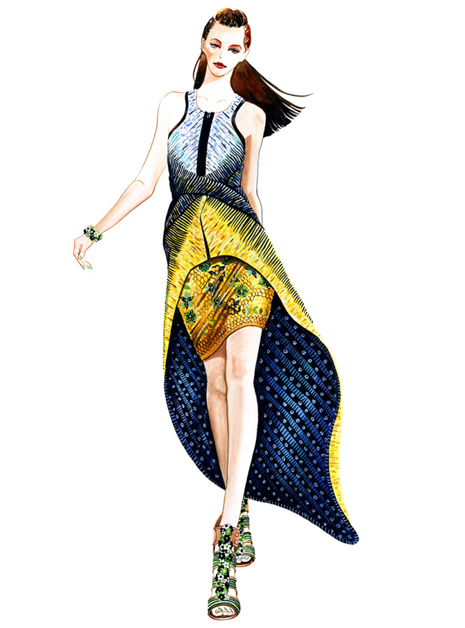 fashion illustration runway summer 2012 rtw runway illustrated series gu fashion illustration runway summer 2012 rtw runway illustrated series gu